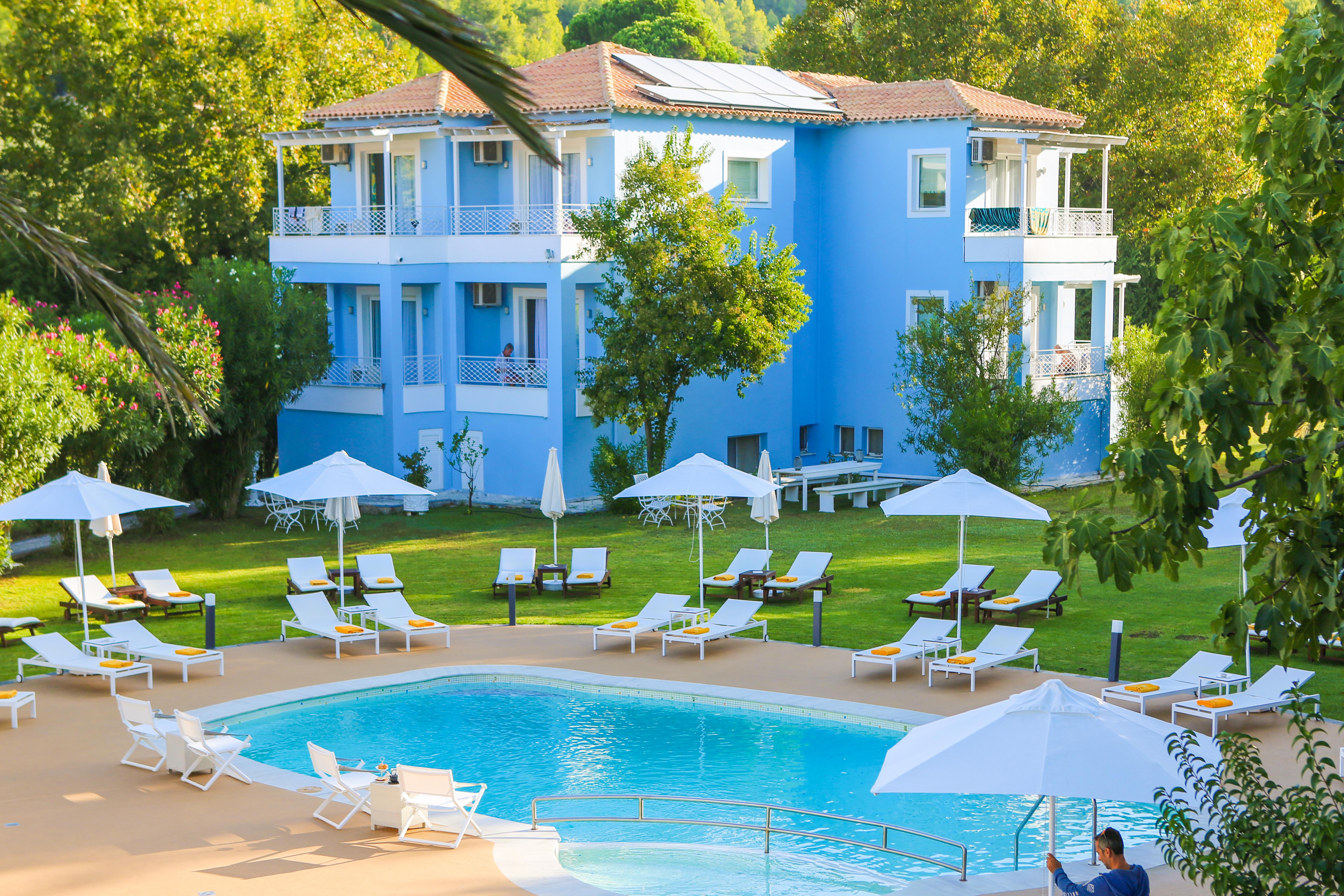 Mandraki Village Boutique Hotel Koukounaries Bagian luar foto